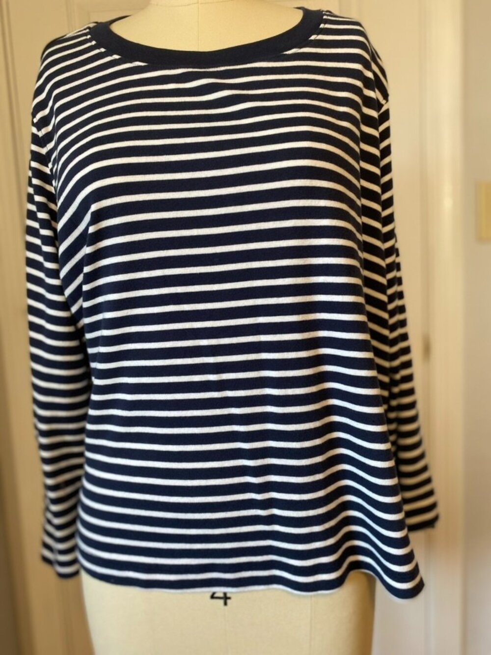 Eddie Bauer Stripped Long Sleeve T-shirt, TXL